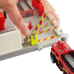 Matchbox Coches, Circuitos Y Radiocontrol* Conductores De Accion Set De Juego Con Sonidos Para Coches De Juguete