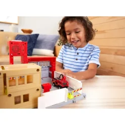 Matchbox Coches, Circuitos Y Radiocontrol* Conductores De Accion Set De Juego Con Sonidos Para Coches De Juguete