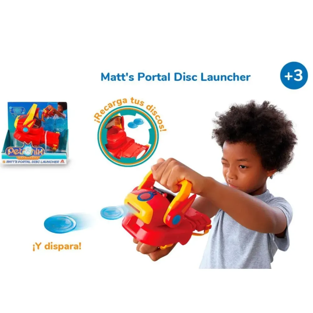 PETRONIX Muñecos Articulados*Matt'S Portal Lanzador Discos