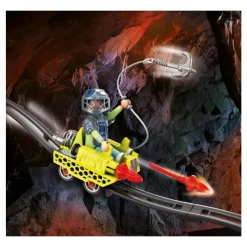 Playmobil Muñecos Articulados*Mina Cruiser De La Coleccion Dinosaurios Dino Rise