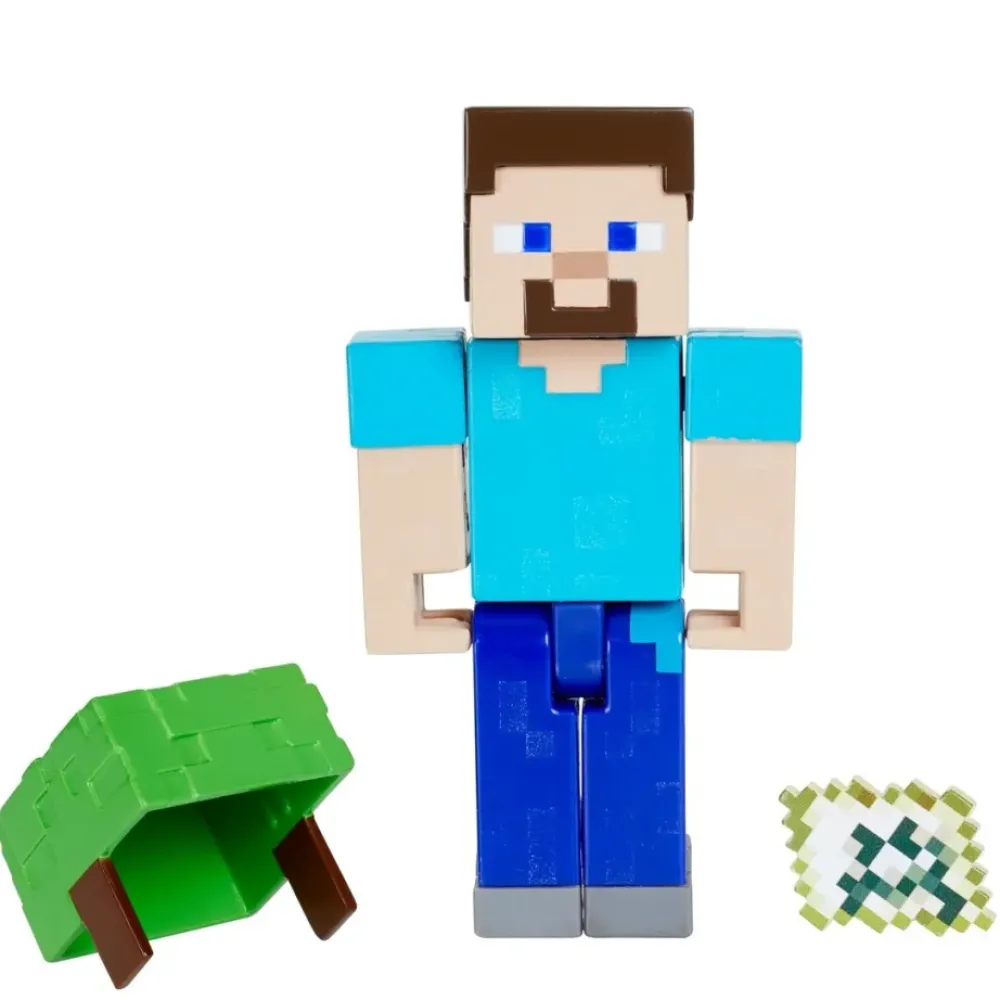 Minecraft Muñecos Articulados* Figura Articulada De Juguete Con Cubos De Papel Para Construir