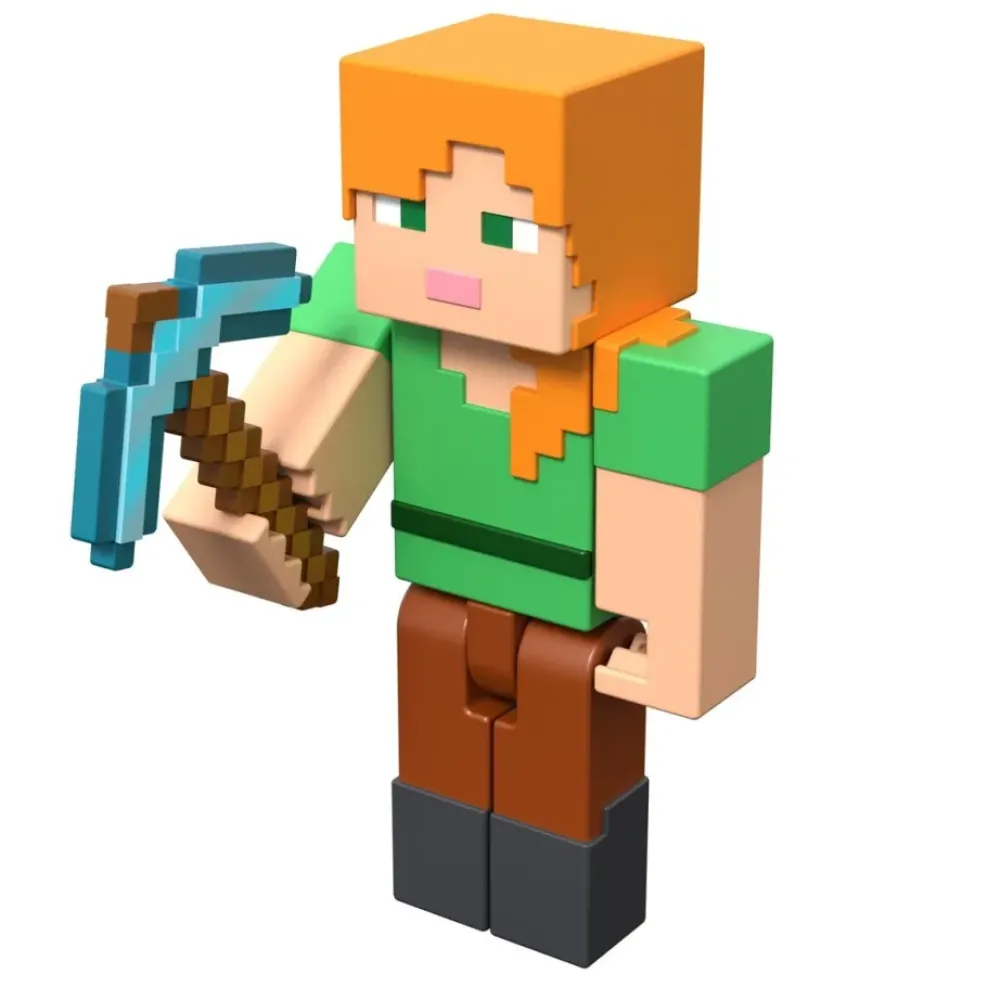 Minecraft Muñecos Articulados* Figura Articulada De Juguete Con Cubos De Papel Para Construir