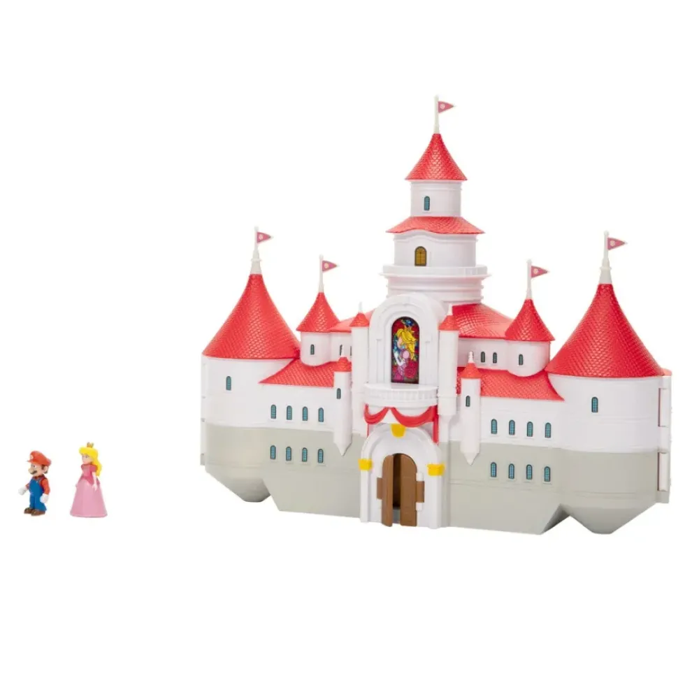 Nintendo Muñecos Articulados*Mini Playset Deluxe & 2 Mini Figuras Super Mario Bros La Pelicula