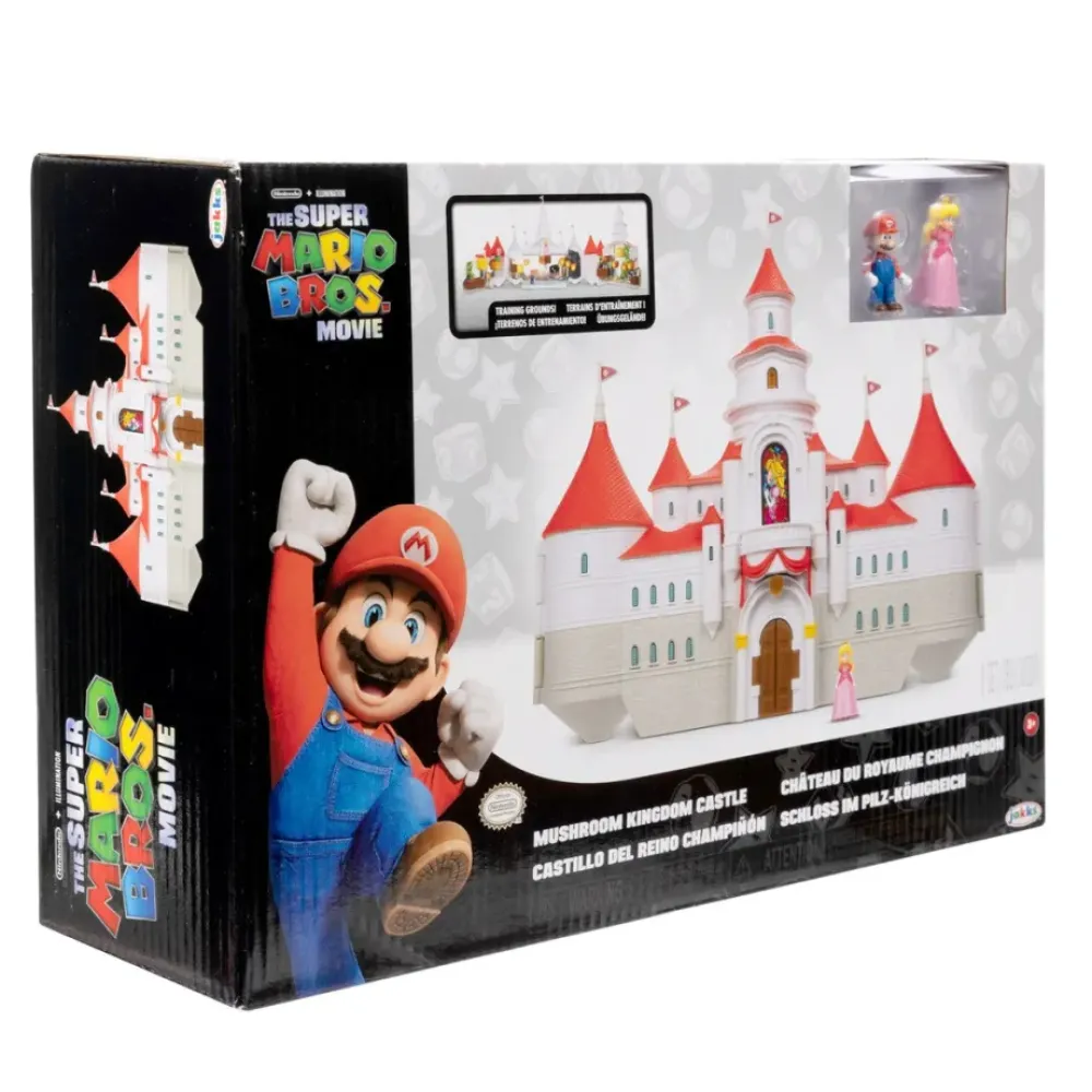 Nintendo Muñecos Articulados*Mini Playset Deluxe & 2 Mini Figuras Super Mario Bros La Pelicula