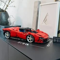 LEGO Puzzles Y Construcciones*Modelo De Coche Para Construir Ferrari Daytona Sp3 Escala 1:8 Technic