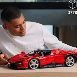 LEGO Puzzles Y Construcciones*Modelo De Coche Para Construir Ferrari Daytona Sp3 Escala 1:8 Technic