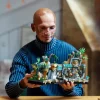 LEGO Puzzles Y Construcciones*Modelo De Construccion Templo Del Idolo Dorado Escena De La Pelicula Busca Del Arca Perdida Indiana Jones