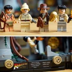 LEGO Puzzles Y Construcciones*Modelo De Construccion Templo Del Idolo Dorado Escena De La Pelicula Busca Del Arca Perdida Indiana Jones