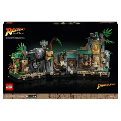 LEGO Puzzles Y Construcciones*Modelo De Construccion Templo Del Idolo Dorado Escena De La Pelicula Busca Del Arca Perdida Indiana Jones