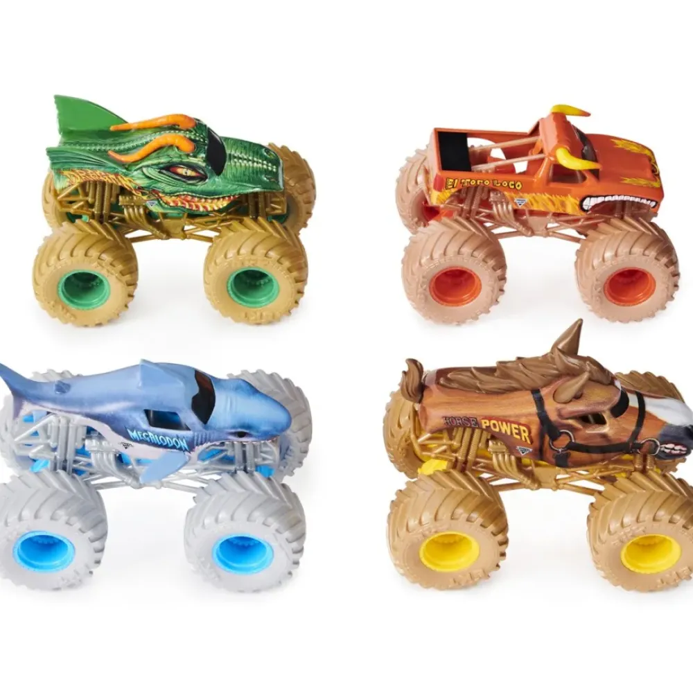 MONSTER JAM Muñecos Articulados* Surtido Die Cast 1:64 Pack 4