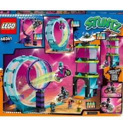 LEGO Puzzles Y Construcciones*Motos De Juguete Y Desafio Acrobatico: Rizo Extremo 1 O 2 Jugadores City Stuntz