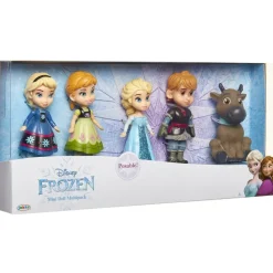Jakks Pacific Munecas Y Peluches*Multi Pack Disney Frozen Con 5 Mini Munecas