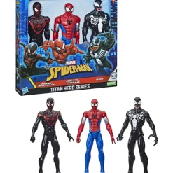 Hasbro Muñecos Articulados*Multipack 3 Figuras Collection Titan Spiderman Marvel