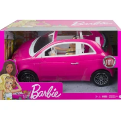 Barbie Munecas Y Peluches*Muneca Y Coche Fiat 500