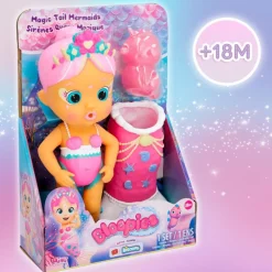 Bloopies Munecas Y Peluches*Muneca Bebe Con Disfraz De Sirena Magic Tail Mermaids