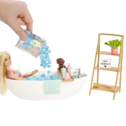 Barbie Munecas Y Peluches*Muneca Con Banera Y Accesorios De Bano