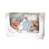 Muñecas Arias Munecas Y Peluches*Muneca Con Peso Elegance 35 Cm Babyto Azul Con Manta