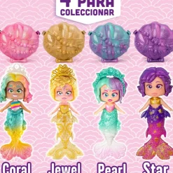 KOOKYLOOS Munecas Y Peluches*Muneca - Kooky Mermaids Coral