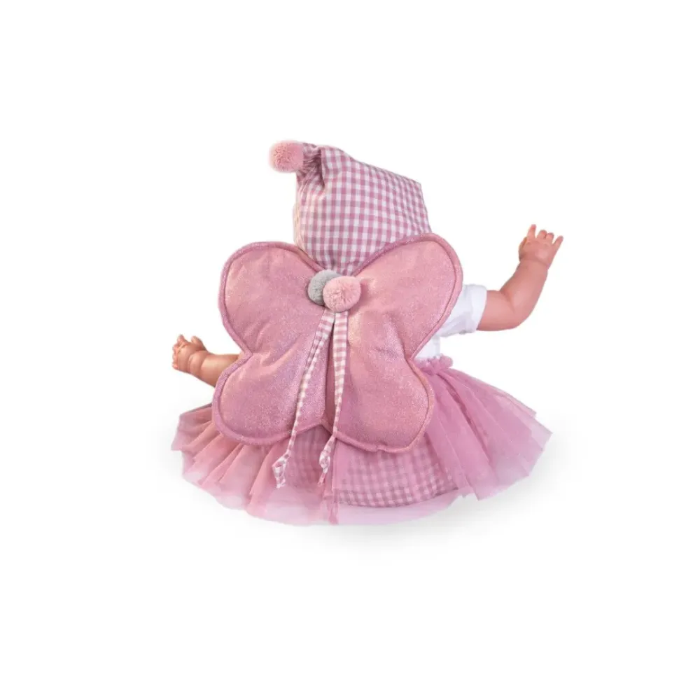 Muñecas Antonio Juan Munecas Y Peluches*Muneca Mi Primer Reborn Berta Con Alitas De Mariposa Munecas Antonio Juan