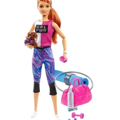 Barbie Munecas Y Peluches*Muneca Modelo Con Accesorios Y Mascotas Bienestar