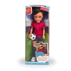 Nancy Munecas Y Peluches*Muneca Futbolista Un Dia Con La Seleccion Espanola De Futbol - Morena