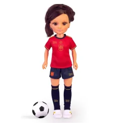 Nancy Munecas Y Peluches*Muneca Futbolista Un Dia Con La Seleccion Espanola De Futbol - Morena