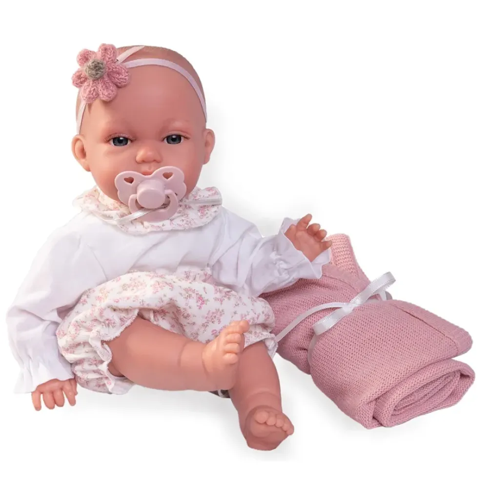 Muñecas Antonio Juan Munecas Y Peluches*Muneca Recien Nacida Baby Toneta Posturitas Con Mantita Munecas Antonio Juan