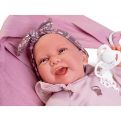 Muñecas Antonio Juan Munecas Y Peluches*Muneca Recien Nacida Carla Con Fular Portabebe Munecas Antonio Juan