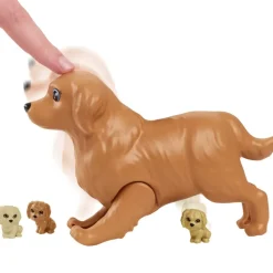 Barbie Munecas Y Peluches*Muneca Rubia Con Perritos Y Accesorios De Juguete Y Sus Cachorros