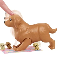 Barbie Munecas Y Peluches*Muneca Rubia Con Perritos Y Accesorios De Juguete Y Sus Cachorros