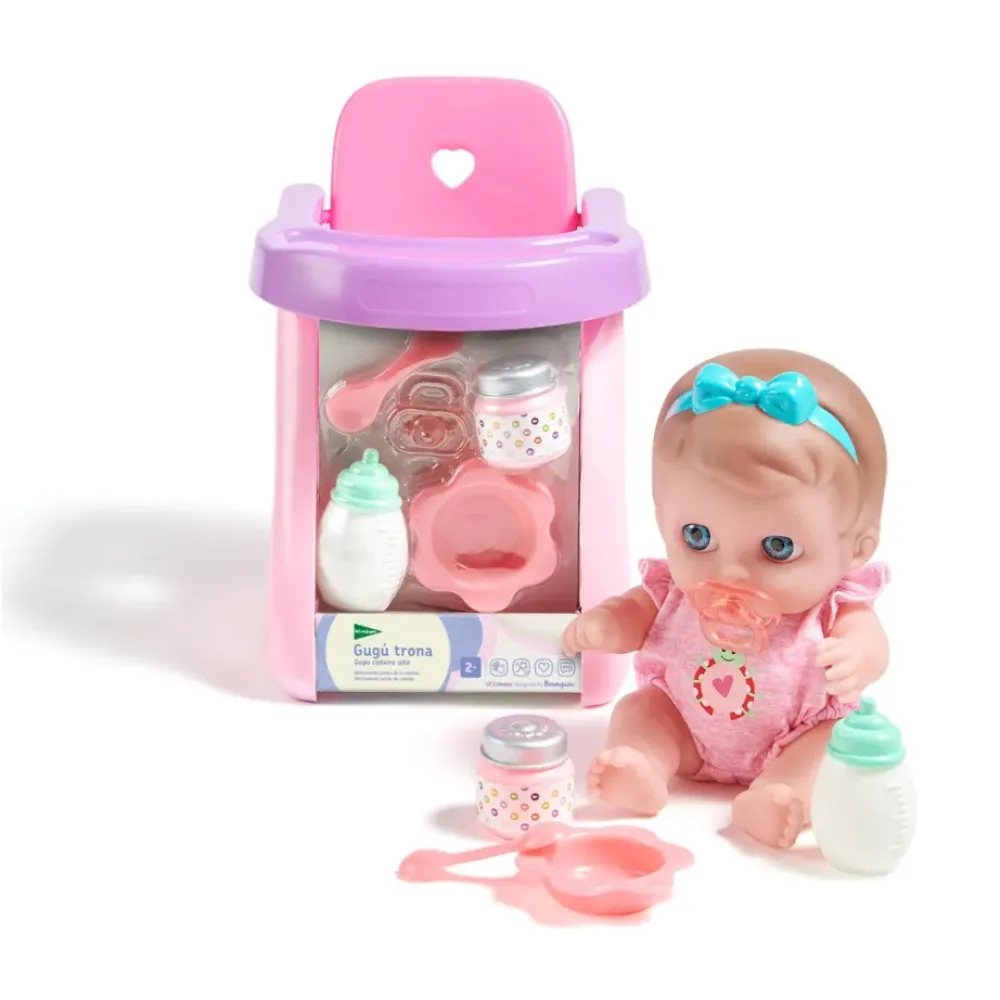 El Corte Inglés Munecas Y Peluches*Muneco Con Trona Y Accesorios Baby Gugu El Corte Ingles