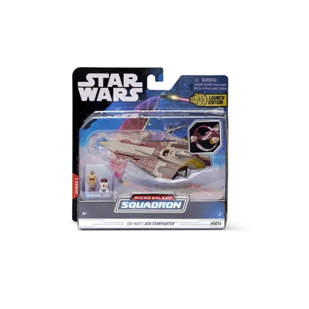 Bizak Muñecos Articulados*Nave Delta 7B Jedi Starfighter Y Figura