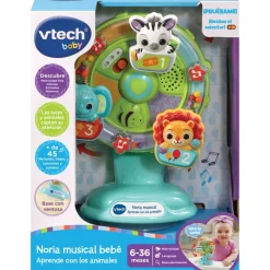 VTech Preescolar*Noria Interactiva Musical Bebe Aprende Con Los Animales Baby