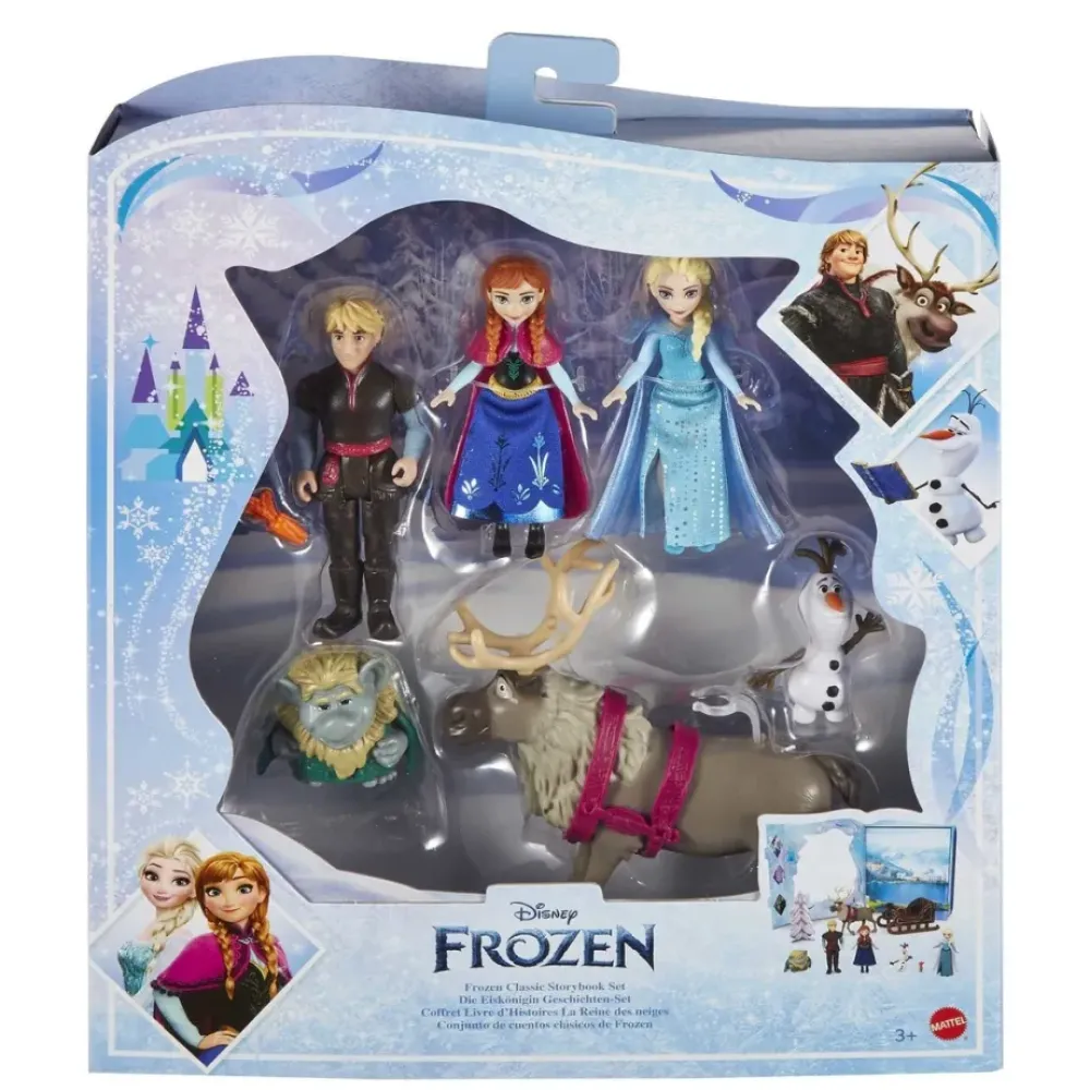 Mattel Munecas Y Peluches*Pack 6 Munecas Disney Frozen Minis