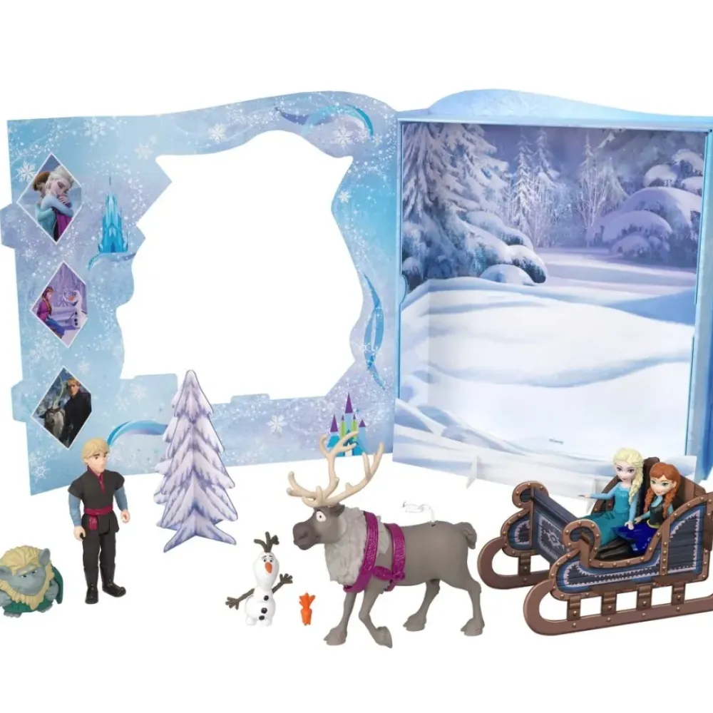 Mattel Munecas Y Peluches*Pack 6 Munecas Disney Frozen Minis