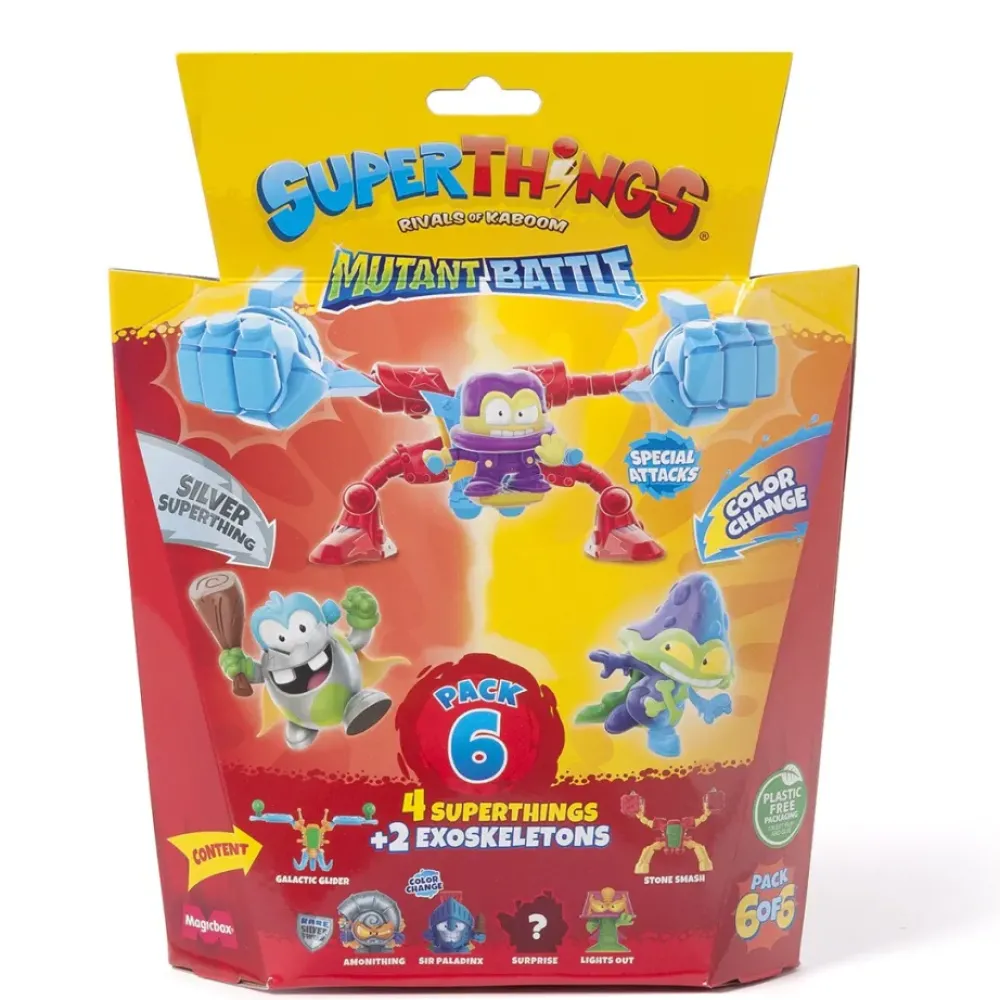Superthings Electrónicos*Pack 6 Mutant Battle