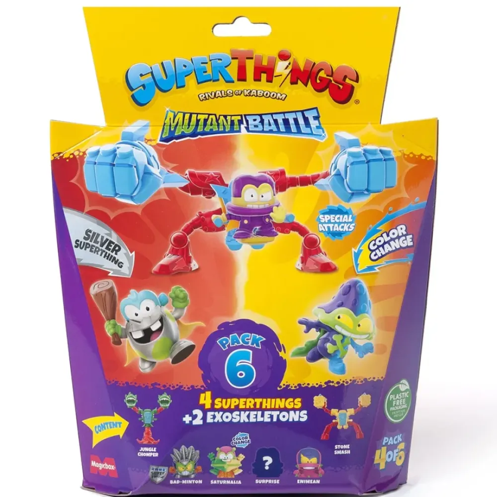 Superthings Electrónicos*Pack 6 Mutant Battle