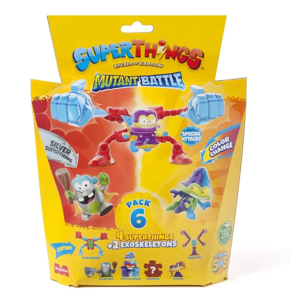 Superthings Electrónicos*Pack 6 Mutant Battle