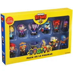 Bizak Muñecos Articulados*Pack Deluxe 12 Figuras Coleccionables De Juguete De Personajes Del Videojuego Brawl Stars