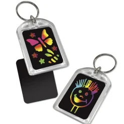 Melissa & Doug Preescolar*Pack Llaveros Scratch Art