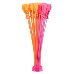 BUNCHOBALLOONS Juguetes Al Aire Libre*Pack Neon 100 Buncho Balloons Carga Rapida Auto-Sellante En 60 Segundos
