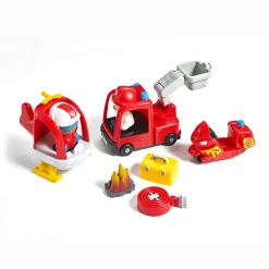 El Corte Inglés Muñecos Articulados*Parque De Bomberos Con Luz Y Sonido ¡Equipo Fuego Sos! El Corte Ingles