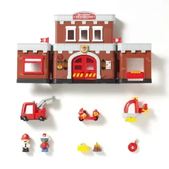 El Corte Inglés Muñecos Articulados*Parque De Bomberos Con Luz Y Sonido ¡Equipo Fuego Sos! El Corte Ingles