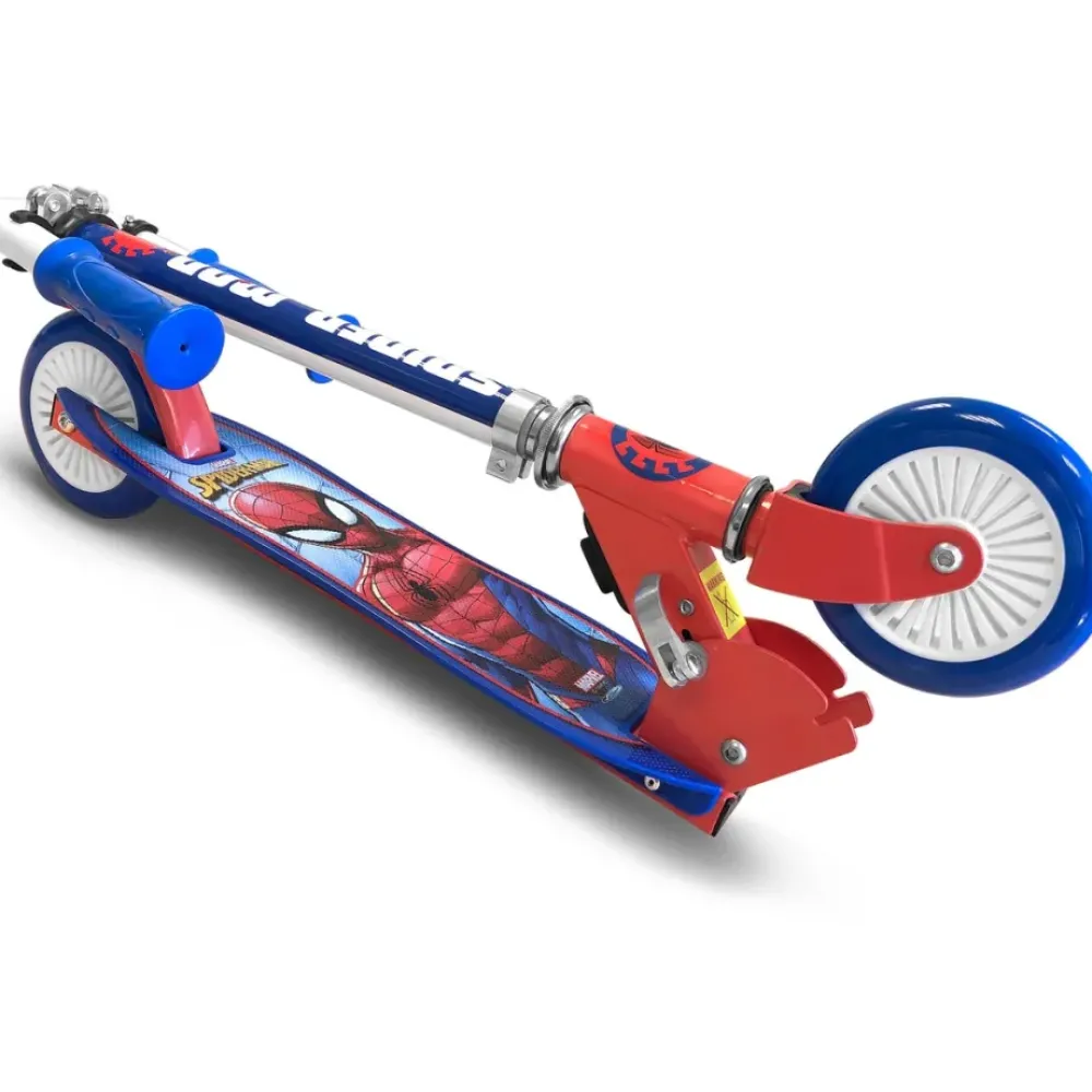 Stamp Juguetes Al Aire Libre*Patinete Plegable Spiderman Marvel
