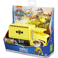 Spin Master Preescolar*Patrulla Canina Big Truck Pups Vehiculo Deluxe Rubble