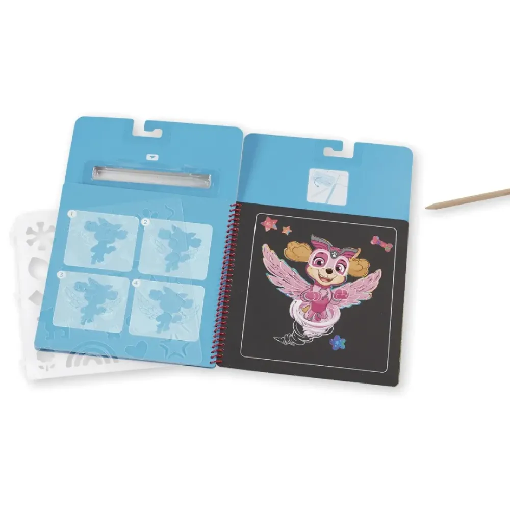 Melissa & Doug Preescolar*Paw Patrol Scratch Art Assortment W/Tray