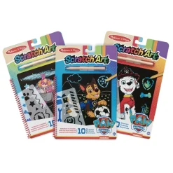Melissa & Doug Preescolar*Paw Patrol Scratch Art Assortment W/Tray