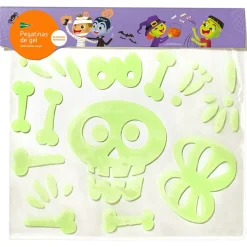 El Corte Inglés Disfraces Y Complementos*Pegatinas De Gel Reutilizables Esqueleto Halloween