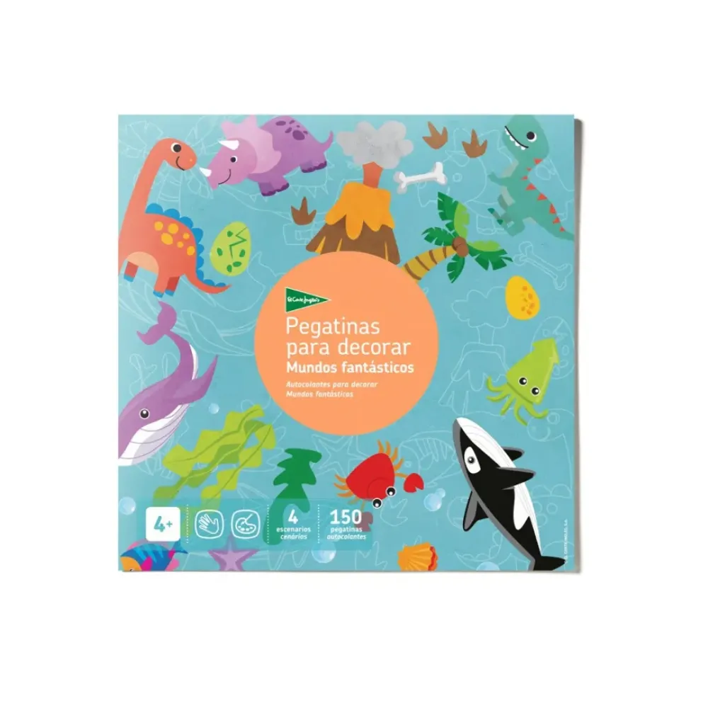 El Corte Inglés Juegos Educativos*Pegatinas Para Decorar Mundos Fantasticos El Corte Inglges