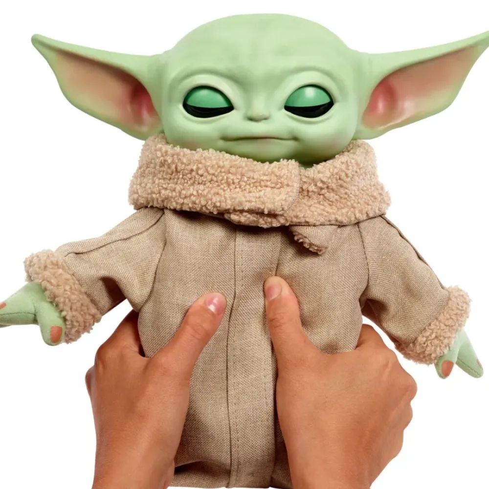 Mattel Electrónicos*Peluche De Grogu Abrazame Y Parpadeo De Star Wars